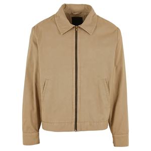 Chaqueta de Lona Personalizada con Cuello de Pana para Hombre, Chaqueta de Lona al por Mayor, Chaquetas de Trabajo de Algodón de Alta Calidad - Product Image 4