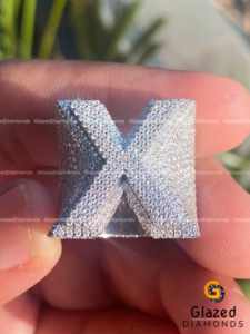 Anillo de Hip Hop de Plata de Ley 925 completamente adornado con diamantes cultivados en laboratorio elegante accesorio de boda de lujo - Product Image 5