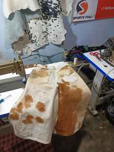 Chaqueta de Cuero Auténtico con Estampado de Vaca Personalizable, Transpirable, con Forro de Nailon, Diseño Personalizable para Mujer - Product Image 3