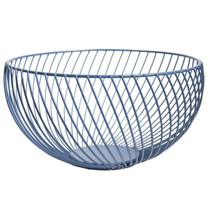 Cesta de fruta de alambre de metal de forma redonda, diseño de tendencia, utensilios de cocina, cesta de fruta para accesorios para el hogar de Indian Metal world - Product Image 1