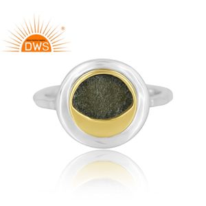 Best Selling 925 Sterling Silver Natural Gold Sheen <b>Obsidian</b> Gemstone Ring Custom <b>Jewelry</b> For Women Gift For Her - Product Image 3