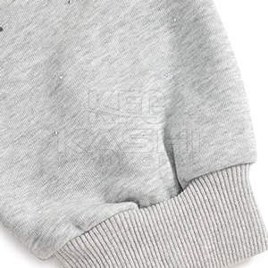 Sudaderas con capucha para hombre, elegantes y a la moda, de mezcla de algodón con pedrería, logotipo y talla personalizados, con un aspecto moderno y suave para uso diario. - Product Image 6