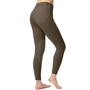 Oem/odm Services Pantalons d'équitation pour femmes Culotte à fond intégral Collants équestres Jodhpurs Pantalons équestres en silicone - Product Image 4