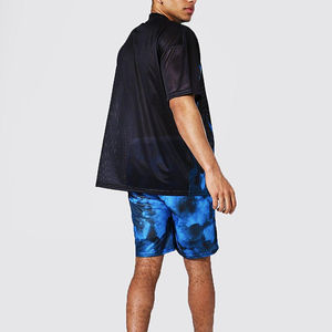 Ensemble de haute qualité pour hommes Streetwear survêtement décontracté hommes à manches courtes impression T-Shirt Shorts ensembles de 2 pièces - Product Image 6