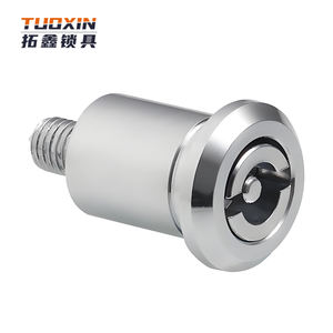 Khóa chốt điện tử dạng <span class=keywords><strong>cam</strong></span>, hợp kim kẽm MS707, mạ đen, xoay 1/4 vòng, dùng cho tủ, khóa cửa tủ giữa - Product Image 1