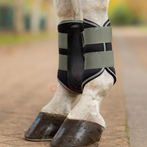 Protection Fetlock Bottes d'équitation personnalisées fabriquées au Pakistan Bottes de brossage des chevaux avec absorption des chocs améliorée et tendon complet - Product Image 6