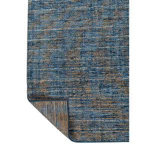 พรมทอมือลายทางคลาสสิกสีน้ำเงินรุ่น HWJU-7001 รูปทรงสี่เหลี่ยมผืนผ้า สำหรับตกแต่งห้องนั่งเล่นและทางเดิน - Product Image 5