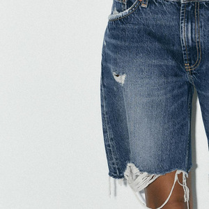 Short en jean régulier pour femme, couleur courte, jean déchiré, jean serré pour femme, taux de gros, respirant OEM - Product Image 4