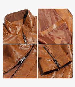 Las mejores chaquetas de cuero casuales de alta calidad para hombre con logotipo personalizado y cuero liso en todos los colores Pure Plus Chaquetas para hombre - Product Image 2