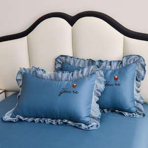 600TC Premium High 100% Egyptian Cotton Bed Skirts Silky Soft <b>Cool</b> Breathable Waterproof Set Sheet Pillowcase <b>Duvet</b> <b>Cover</b> - Product Image 3