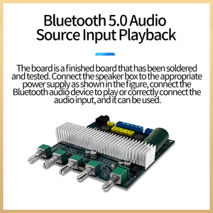 50W + 50W + 100W TPA3116D2 kênh 2.1 kỹ thuật số loa siêu trầm Board khuếch đại công suất mô-đun 12V 24V - Product Image 6