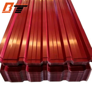 Prepainted צבע מצופה אבץ אלומיניום גיליון פלדה גלי Ibr Ppgi מתכת מגולוון פלדת קירוי גיליון - Product Image 6