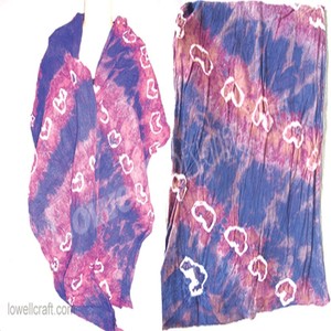 BANDHANI TIE DYE ÉCHARPE Premium Coton Lourd Élégant Design Traditionnel Respirant Doux Écharpe Tissée Léger Confort pour - Product Image 4
