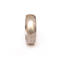 JEXMOO ENTERPRISES Anillo Clásico de Acero Inoxidable Grabado a Mano Personalizado DIY con Caja de Cuchillas de Cambio Rápido de 8mm de Varios Tamaños - Regalo Perfecto