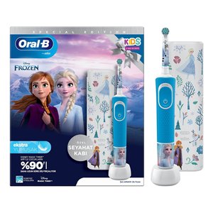 Cepillo de Dientes Eléctrico y Cepillo para el Cabello PRO KIDS Frozen Azul y Blanco 8006540773178 - Product Image 3
