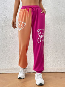 กางเกงวิ่งจ๊อกกิ้งผู้หญิงสำหรับทุกเพศกางเกงผ้าฝ้ายเทอร์รี่500 GSM - Product Image 4