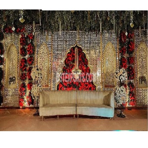 กรอบกระจกเวทีสำหรับงานแต่งงานในฝันกรอบกระจกระยิบระยับและเป็นประกายกรอบกระจกงานแต่งงานสมัยใหม่สำหรับการตั้งค่าบนเวทีสหรัฐอเมริกา - Product Image 1