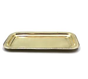 Bandeja redonda de latón para servir, mesa de café para el desayuno, bandejas de lujo para servir hechas con bandejas de regalo de latón - Product Image 4