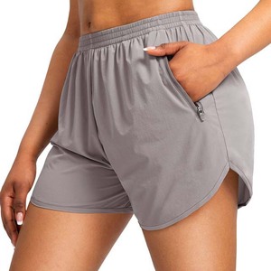 Logo personnalisé Short de sport à séchage rapide respirant pour femmes avec poches latérales Design personnalisé Gym Running Shorts décontractés pour les femmes - Product Image 4