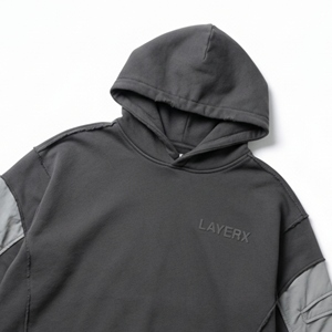 Sudadera con Capucha de Invierno para Mujer, Estilo Urbano, 500 g/m², Poliéster/Algodón, Manga Apilada, Estampado Gráfico, Fabricante - Product Image 3