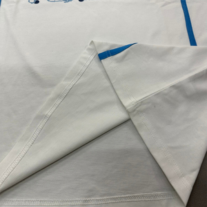 T-shirt personnalisé de haute qualité avec rayures en coton col rond manches courtes T-shirt surdimensionné pour hommes - Product Image 5