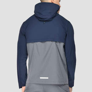 Ensemble de veste de sport imperméable pour homme, veste de survêtement en nylon, fermeture éclair, bande réfléchissante, veste coupe-vent, survêtement pour homme - Product Image 3