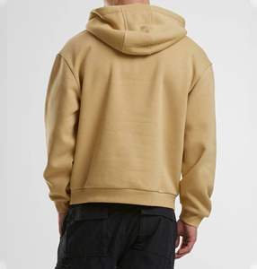 Venta al por mayor de Sudadera con capucha de gran tamaño para hombres logotipo personalizado peso pesado Streetwear algodón pulóver sudadera proveedor de fábrica - Product Image 2