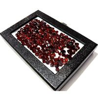 Pierres précieuses de grenat facetté naturel en vrac, grenat rouge de haute qualité, pierre facettée coupée en vrac pour la fabrication de bijoux