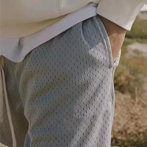 Pantalones cortos de entrenamiento de verano para hombre con bolsillos, ropa deportiva de secado rápido de 1 pieza, ropa activa para correr y montar en bicicleta, ajuste holgado, teñido liso - Product Image 5