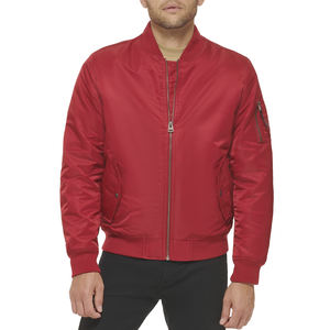 Chaqueta Bomber de Satén para Hombre, Diseño Nuevo, Estilo Casual, MOQ Bajo, Chaquetas de Satén Modernas para Hombre, Disponibles en Todas las Tallas - Product Image 1