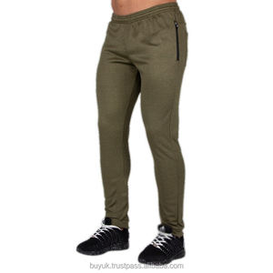 Joggers ajustados de alta calidad para hombre, pantalones de chándal de lona de cintura alta, pantalones de chándal informales para correr, gimnasio, culturismo, nuevo estilo - Product Image 1