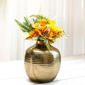 Florero de Metal Decorativo para Interiores, Diseño de Lujo, para Decoración de Bodas y Eventos, Venta al por Mayor - Product Image 2