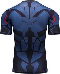 Camiseta de Manga Corta Rashguard para Hombre, Personalizable al por Mayor, Sólida, Transpirable, de Secado Rápido, Antiencogimiento y Ligera - Product Image 2