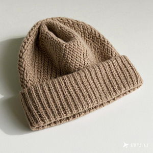 Gorros de Punto de Color Sólido de Alta Calidad para Hombre, Cálidos para Otoño e Invierno - Product Image 4