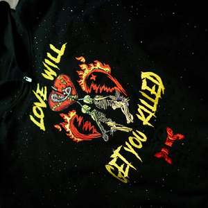 เสื้อฮู้ดซิปซิปรูดรูดรูดรูดซิปซิปทรงวินเทจโอเวอร์ไซส์ออกแบบได้ตามต้องการ - Product Image 4