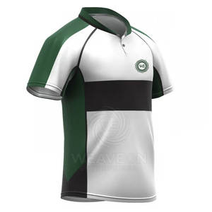 Nouvelle conception, ensembles d'uniformes de rugby de haute qualité, séchage rapide, respirant, 100% polyester, antibactérien, grande taille, personnalisable, OEM, 340g - Product Image 2
