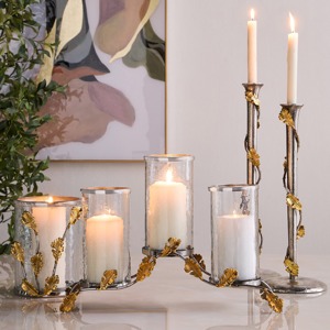 เชิงเทียนแก้วน่ารักคุณภาพสูงตกแต่งอย่างมีสไตล์เน้นโต๊ะกลางที่ทันสมัยสำหรับห้องนั่งเล่นห้องนอน - Product Image 1