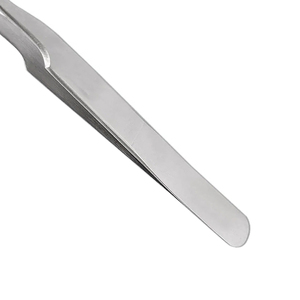 Pinzas de ojo de acero inoxidable para pestañas personalizadas privadas rectas recubiertas de color, herramienta de agarre, extensión de grado, punta de pestañas, pinzas de volumen - Product Image 6