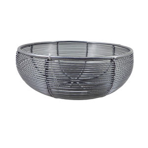 Tableware Metal Round Serving <b>Bowl</b> <b>Silver</b> Powder Coating <b>Bowls</b> for Kitchen & Tabletop Customized Handmade Bulk - Product Image 1