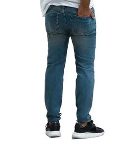 Pantalon en jean denim personnalisé d'été haut de gamme pour hommes Techniques lavées en usine de haute qualité et respirantes - Product Image 1