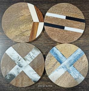 Posavasos de resina de calidad estándar Premium, tamaño y forma personalizados, uso clásico de restaurante de Hotel con diseño admirable - Product Image 3