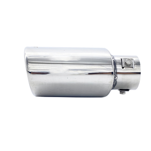 Tuyau d'échappement incliné ovale en acier inoxydable de 57 mm - Product Image 2