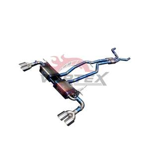 Système d'échappement Catback en alliage de titane de qualité 5 Vortex pour Cayenne 958 958.2 3.0T 3.6 4.8 4.8T Ti à soupapes Catback Installation facile - Product Image 3