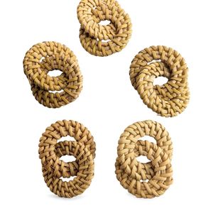 Abalorio de Ratán Hecho a Mano con Fibra Natural para la Elaboración de Joyas, Pendientes, Collares y Accesorios de Moda - Product Image 2