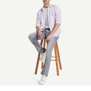 Pantalones vaqueros rectos de invierno de nuevo estilo para hombre de aspecto atractivo transpirables con cintura media último diseño en diferentes colores - Product Image 3