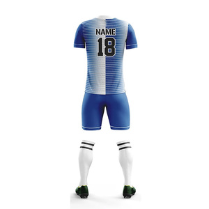 Uniforme de football professionnel conçu pour les clubs et les ligues Graphiques sublimés durables Polyester durable Ajustement confortable - Product Image 2