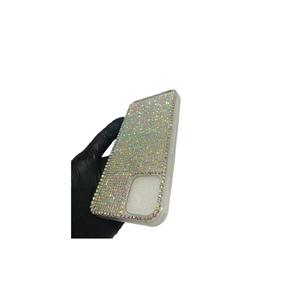 Custodia per telefono iPhone 12 cristallo trasparente arcobaleno