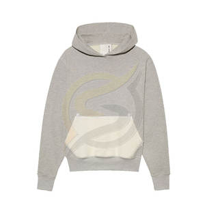 เสื้อฮู้ดดี้ผู้ชายสไตล์สตรีทแบบเรียบๆ สีพื้น ผ้าฟลีซหนานุ่มแบบสองด้าน พิมพ์ลาย ลดราคา - Product Image 1