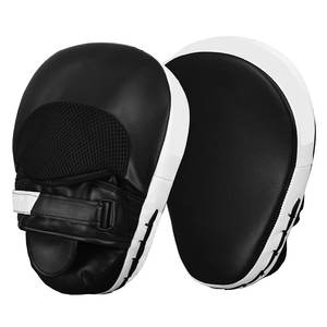 Custom logo Printed Boxing Focus <b>Pads</b> Target Leather Curved Punch <b>Pads</b> Focus Mitts - Product Image 5