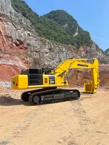Excavadora de cadenas PC550 LC amarilla para minería pesada con caja de cambios controlada por PLC y alta potencia de excavación - Product Image 4